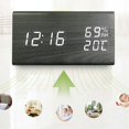 thumbnail image 3 of Reloj despertador con carga inalámbrica, reloj despertador digital inteligente triangular, 3 of 3