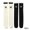 White + Black, variant on Esaierr 2 Pairs Girls Knee-High Socks for Kids Toddler Solid Color Stockings Cotton Student Socks Baby Spring Fall Thigh High Socks