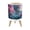 Color 1, variant on Small Trash Can with Lid Dreamlike Underwater Garden Iridescent Fish 1.8 Gallon Dog Proof Trash Can Round Garbage Can Waste Bin Wastebasket for Bathroom Bedroom Living Room