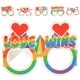thumbnail image 3 of 6 uds. Gafas de orgullo LGBT, gafas de papel para fiesta, accesorios para fotomatón de fiesta de arcoíris, recuerdos de fiesta, 3 of 6