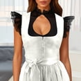 thumbnail image 2 of SNKSDGM My Items Germany Oktoberfest Robe Femme Dirndl Robe Manches Courtes Robe de Performance sur Scène Débardeur Fabriqué au Canada, 2 of 8