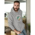 thumbnail image 2 of St Patricks Day Shenanigans Malarkey Distressed Irish Flag Clover Mens Pullover Hoodie, 2 of 5