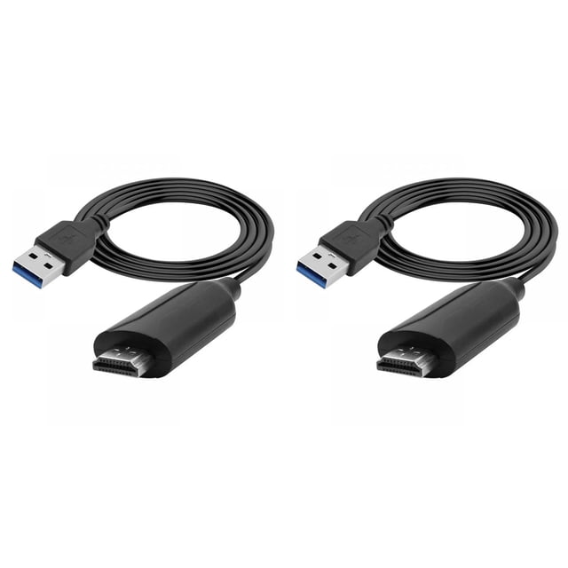 WUSUOWEI 2PCS Video Transforming Cable,4K HDMIUSB Video Transforming Device,Data Cable Transforming Card Audio Adapter,Record Audio and Video Conversion for Gaming,Streaming,Teaching,Video