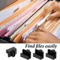 thumbnail image 3 of 20Pcs Hanging File Rail Clips File Folder Clips Drawer Divider Clips, Black H..., 3 of 5