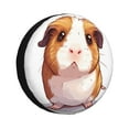thumbnail image 1 of Fotbe Cartoon Guinea Pig Funda de Llanta de Repuesto con Estampado, Engrosada, Ajuste Universal para Jeep, Remolque, RV, SUV, Camión-15 inch, 1 of 6