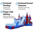 thumbnail image 4 of TentandTable Mega Inflatable Water Slide Bounce House Combo with Blower, Stars and Stripes, 4 of 8