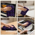thumbnail image 6 of 2 Pcs Funny Kitchen Towels,Purple Butterfly Pattern Microfiber Dish Towels,Kitchen Tea Towels,Kitchen Towel Set (18" X 26"), 6 of 7