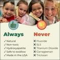 thumbnail image 3 of Happy Tooth Fluoride-Free Toothpaste with 10% Hydroxyapatite in Vanilla Frosting Flavor, 3 of 5