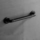 thumbnail image 1 of Barra de apoyo para inodoro, manija de pared, acero inoxidable SUS304, manija de baño, toallero - 600 mm (negro), 1 of 3