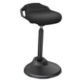 thumbnail image 1 of Standing Desk Chair, Adjustable Ergonomic Standing Stool, Swivel Sitting Balance Chair, Anti-Slip Bottom Pad (Black), 1 of 4