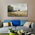 thumbnail image 3 of Abstract Oil Painting Overcast Sky Field Canvas Art Framed Abstract Wall Art For Livingroom Bedroom Office, 3 of 6