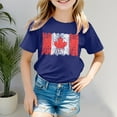 thumbnail image 2 of WEAIXIMIUNG T-Shirt à Manches Courtes pour Petites Filles, T-Shirt d'Été à Col Rond, Coupe Décontractée, Chandails de Base, 2 of 4
