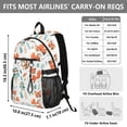 thumbnail image 3 of JIALIOU 14" Laptop Backpack Waterproof Airline Approved Stylish Casual Daypack for Travel Business College Work, Squirrel Fox Owl Leaf, 3 of 8