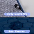 thumbnail image 4 of Alfombrillas de baño de espuma viscoelástica para baño, alfombrilla de baño con adoquines superabsorbentes, alfombra de baño antideslizante, alfombras de baño lavables a máquina, azul real, 50 x 80 cm, 4 of 4