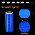 thumbnail image 3 of Uxcell Reflective Tape, 6" x 10 FT Waterproof Adhesive Warning Safety Tape, Blue, 3 of 6