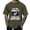 A-Army Green303, variant on Bibifish Mens T-Shirts Loose Fit Crew Neck Box Letter Print Tees Casual Daily Short Sleeve Comfort Tshirts