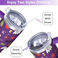 thumbnail image 5 of 40oz Halloween Insulated Travel Mug, Stainless Steel Tumbler with Handle and Straw – Keeps Beverages at the Perfect Temperature, Ideal for Fall Sips, Perfect for Women and Girls During Spooky Season., 5 of 7