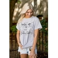 thumbnail image 4 of Wake up be Fabulous Pretty Inspiring Women's Graphic T Shirt Tees Brisco Brands M, 4 of 6
