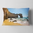 thumbnail image 2 of Designart 12" x 20" White Polyester Throw Pillow, 2 of 5