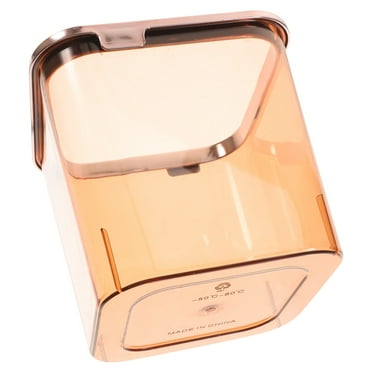 HEMOTON Portable Trash Can for Storage Made of PET Material in Orange Color 13 Gallons