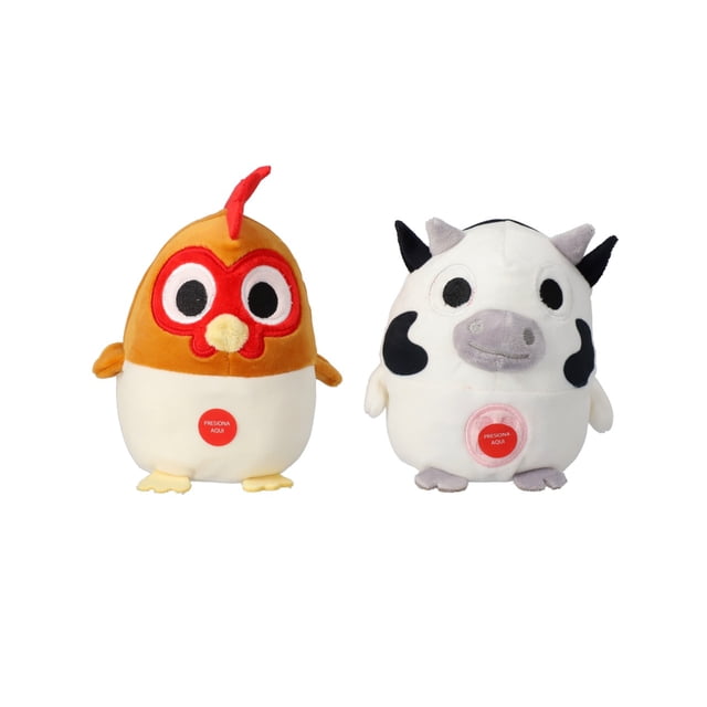 La Granja de Zenón Set Peluches Musicales Bartolito y Vaca Lola de 13 cm Chuekos El Reino Infantil La granja de Zenon Bartolito y Vaca lola