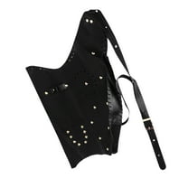 Homoyoyo Black Outdoor Bow Bag for Traditional Recurve Bow and Multiple Arrows Storage with Design
