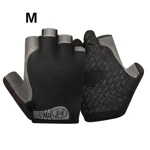 Eigraketly 1 par de guantes de ciclismo de Gel de silicona antideslizantes de medio dedo guantes antisudor para montar en bicicleta Road Mountain Bike Type3 NO3 Eigraketly OD2501-01B