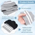 thumbnail image 5 of 2Pcs Striped Elastic Fiber Ribbing Fabric 37.4x5.7inch Light Grey Waistbands Collar Cuffs Trim Material with White Line for Quilting Clothes DIY Sewing Crafts 1.5mm Thick DIY, 5 of 10
