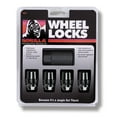 thumbnail image 2 of Gorilla Wheel Lock 71631NBC Acorn; Lug Nut Lock; 12 Millimeter X 1.5 Thread Size; Conical Seat; 1.4 Inch Overall Length; Black Chrome; Steel; Pack Of 4 With Key, 2 of 3