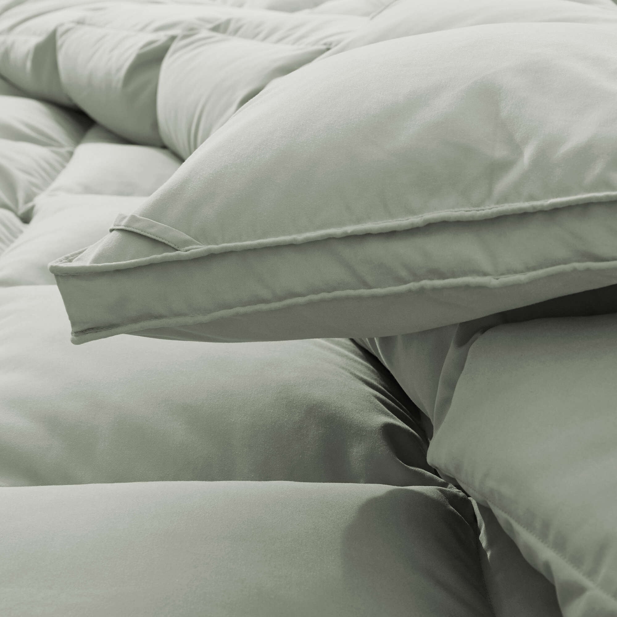 Peace Nest All Season & Lightweight Ultra Soft 360 TC White Goose Down Duvet Comforter Twin - All-Season Sage Green