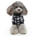 thumbnail image 4 of Keimprove Pet Pajamas for Dogs Red Plaid Sweaters Soft Clothes Puppy Apparel for Small Medium Dogs, 4 of 8
