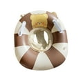 thumbnail image 2 of Anillos De Natación Para , Juguete Flotante De PVC Duradero, Flotadores Inflables Para Piscina, Asiento Marrón Cola flotadores de piscina para niños, 2 of 8