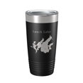 thumbnail image 1 of Leech Lake Map Tumbler Travel Mug Insulated Laser Engraved Coffee Cup Minnesota 20 oz Black, 1 of 5