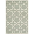 thumbnail image 2 of SAFAVIEH Chatham Giovanni Geometric Wool Area Rug, Gray/Ivory, 4' x 6', 2 of 8