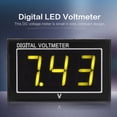 thumbnail image 4 of 0.56Inch 3-Digit Led Display Wide Measuring Range Voltage Panel, Easy To Connect Voltage Meter, Battery Voltage For Electric Bikes Children'S Cars Motorcycles, 4 of 8