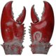 thumbnail image 1 of Latex Props Gloves Ragged Giant Lobster Claws Crab Claw Adult Halloween Cosplay Props, 1 of 2