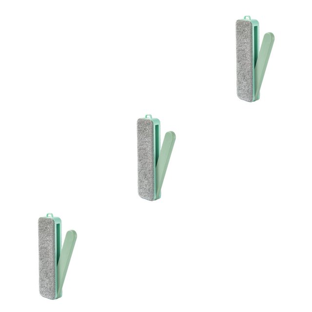 sweethay Cepillo de eliminación de vello electrostático, cepillo de eliminación de vello plegable de doble cara para ropa, abrigo, removedor Verde 3Conjunto