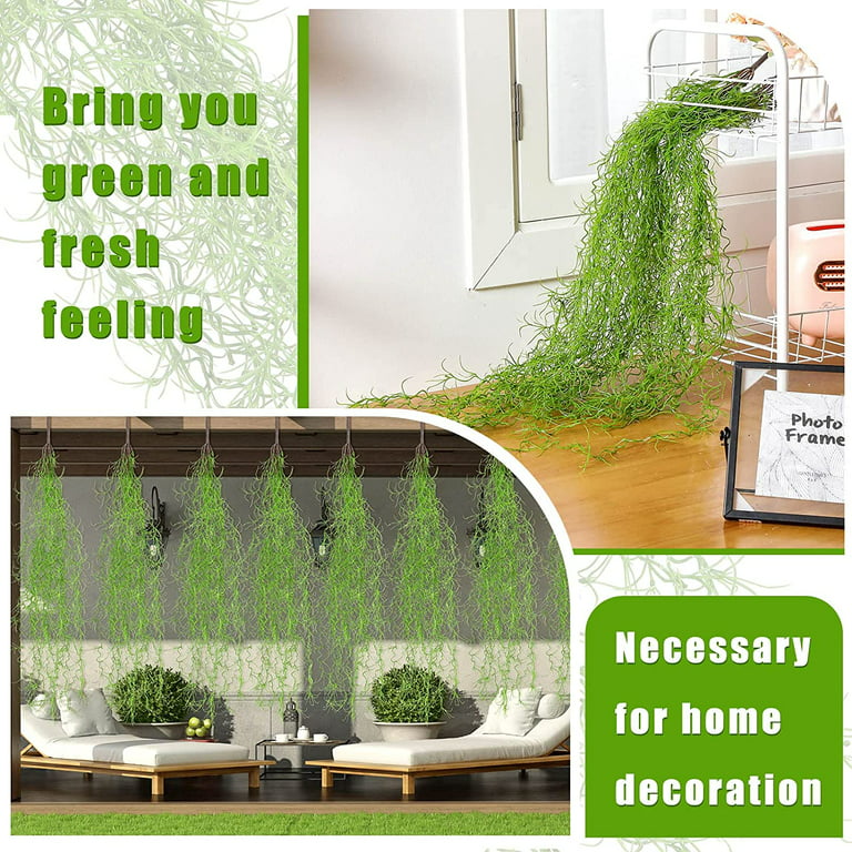  IMIKEYA 4pcs Simulated Moss Decoration Plants Decor