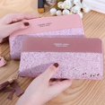 thumbnail image 5 of Fashion Glitter Clutch Tassel Card Holder Case Phone Bag Zipper Purse Long Wallet GREY, 5 of 8