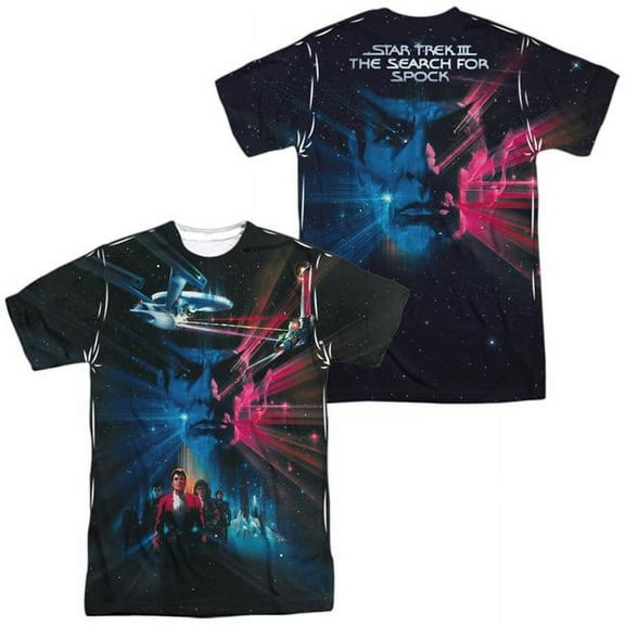Star Trek - St3 Poster (Front/Back Print) - Short Sleeve Shirt - X-Large