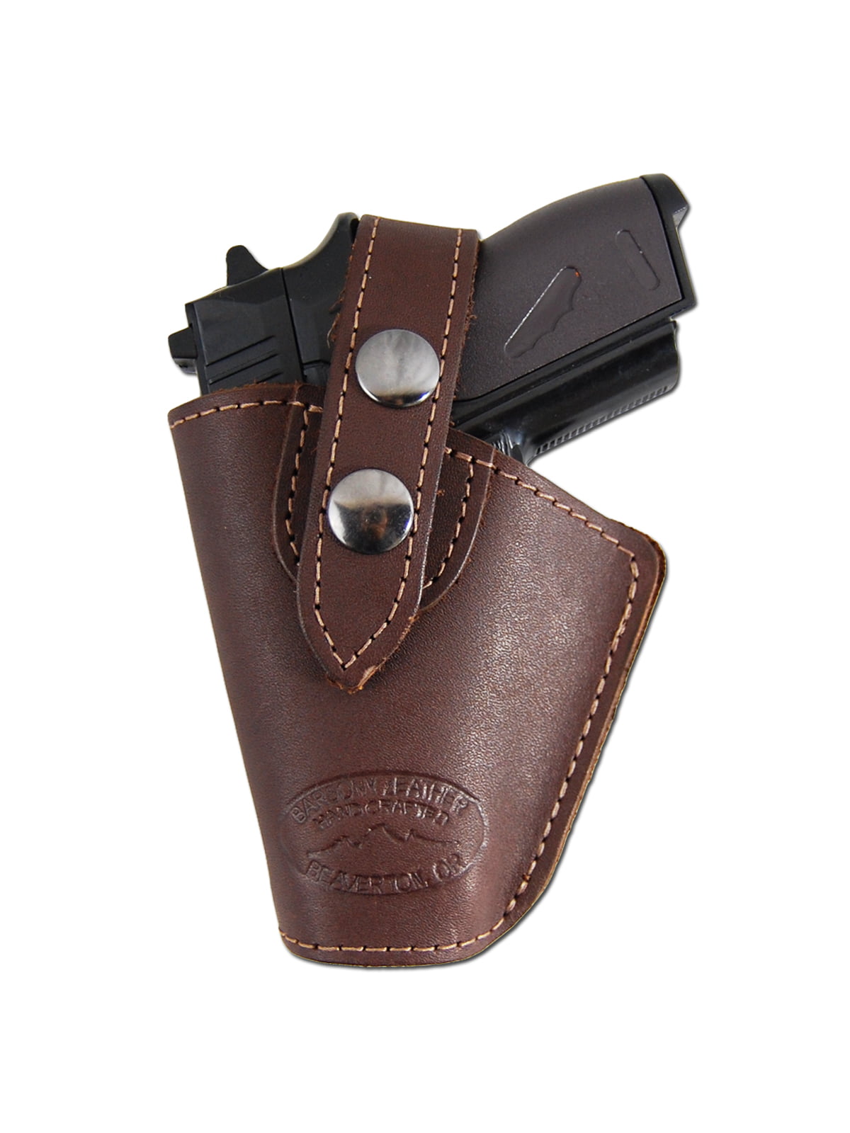 OWB Right Hand Thumb Break Leather Belt Holster Fits WALTHER PPK/s 