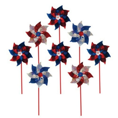 In The Breeze Patriot Mylar Pinwheel Spinners