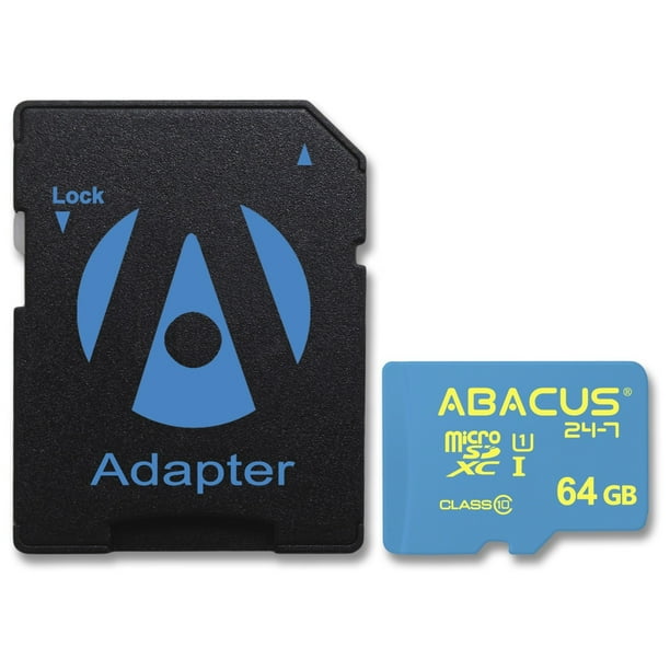 Abacus247 64GB microSD Memory Card for BLU Studio, Dash, Advance, Life