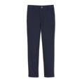 thumbnail image 4 of French Toast Girls' Pull-On Straight Fit Twill Pant, Navy, 10, 4 of 7