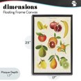 thumbnail image 4 of Stupell Industries Victorian Vintage Tropical Fruit Studies Black Floating Frame Canvas Art, 17 x 25, by Diane Neukirch, 4 of 8