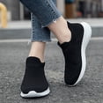 thumbnail image 4 of Eashery Shoes for Women Sport Tennis Sneakers Comfortable Womens Shoes Flats Black 38, 4 of 5