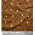 thumbnail image 1 of Soimoi Brown Heavy Satin Fabric Jar & Bottle Kitchen Fabric Prints By Yard 54 Inch Wide, 1 of 3