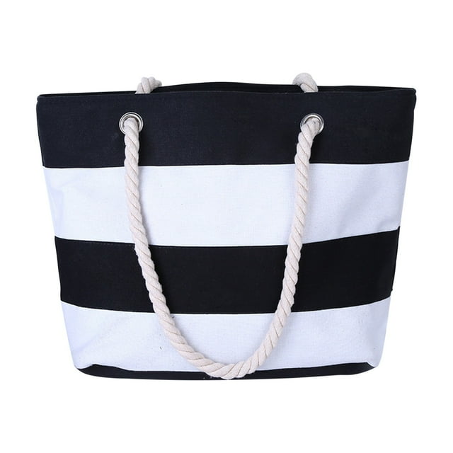 EARKITY Sacs de Plage pour Femmes, Sac de Plage Isolé et Imperméable, Sacs Fourre-Tout de Plage à Fermeture Éclair, Sac de Piscine Anti-Sable, Sac d'Épicerie Réutilisable pour le Travail, le Magasinage, les Voyages, la Plage