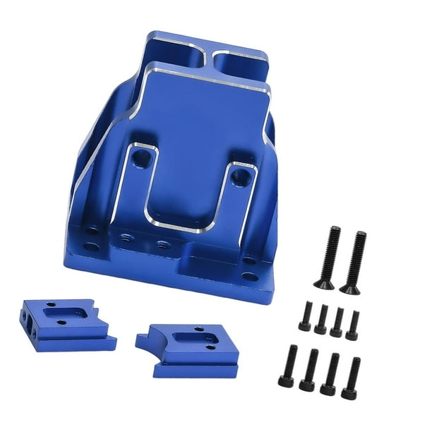 Kit de mejora de la tapa del diferencial central de aleación de aluminio para coches RC a escala 1/8 6S V6 Azul