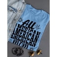 thumbnail image 3 of All American Mom Fireworks T-Shirt Women -Image by Shutterstock, Female Medium, 3 of 4